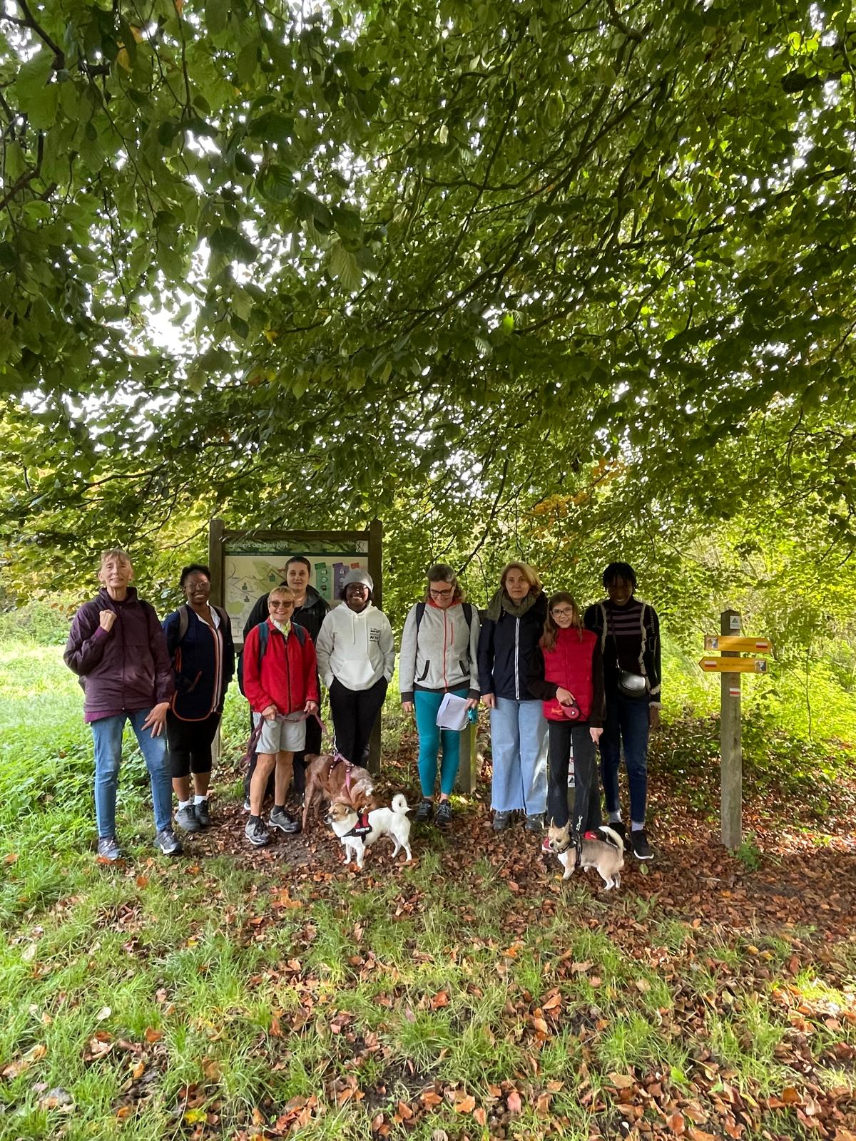 Randonnée dans la forêt de Guines